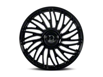 Dolce Luxury Sesto Glossy Black 6-Lug Wheel; 24x10; 35mm Offset (07-14 Yukon)