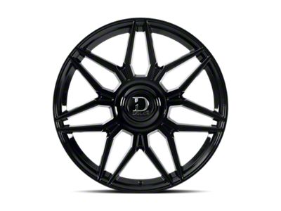 Dolce Luxury Verona Glossy Black 6-Lug Wheel; 22x9.5; 35mm Offset (07-14 Yukon)