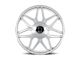 Dolce Luxury Verona Glossy Silver Brush Face 6-Lug Wheel; 22x9.5; 18mm Offset (07-14 Yukon)