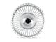 Dolce Luxury Trento Glossy Silver Brush Face 6-Lug Wheel; 24x10; 25mm Offset (15-20 Tahoe)