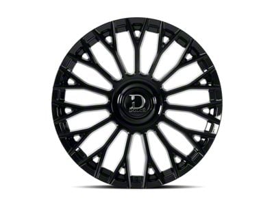 Dolce Luxury Roma Glossy Black 6-Lug Wheel; 22x9.5; 18mm Offset (15-20 Yukon)
