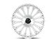 Dolce Luxury Roma Glossy Silver Brush Face 6-Lug Wheel; 22x9.5; 18mm Offset (15-20 Yukon)