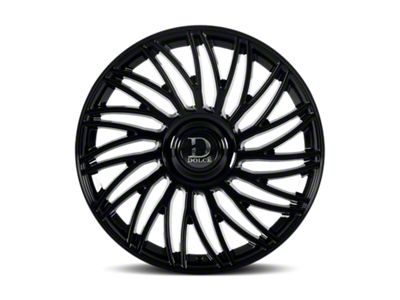 Dolce Luxury Sesto Glossy Black 6-Lug Wheel; 24x10; 25mm Offset (15-20 Yukon)
