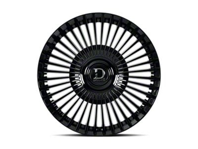Dolce Luxury Trento Glossy Black 6-Lug Wheel; 22x9.5; 35mm Offset (15-20 Yukon)