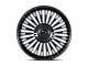 Dolce Luxury Razzo Glossy Black 6-Lug Wheel; 24x10; 25mm Offset (23-24 Canyon)