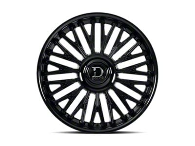 Dolce Luxury Lusso Glossy Black 6-Lug Wheel; 24x10; 35mm Offset (23-24 Colorado)