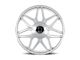 Dolce Luxury Verona Glossy Silver Brush Face 6-Lug Wheel; 22x9.5; 35mm Offset (23-24 Colorado)