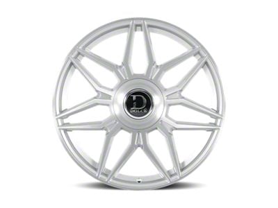 Dolce Luxury Verona Glossy Silver Brush Face 6-Lug Wheel; 24x10; 25mm Offset (21-24 Yukon)