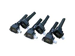 Dragon Fire Performance Ignition Coil Packs; Black (17-21 3.5L EcoBoost F-150)