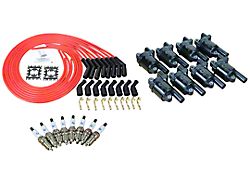 Dragon Fire Performance Ignition Tune Up Kit; Black (07-13 V8 Sierra 1500 w/ Square Coils)