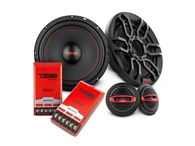 DS18 GEN-X 6.50-Inch 2-Way Component Speaker System; 50 Watts (Universal; Some Adaptation May Be Required)