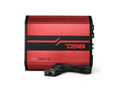 DS18 SXE Class D 1-Channel Amplifier; 500 Watts; Black (Universal; Some Adaptation May Be Required)