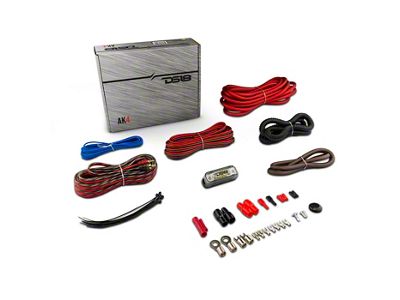 DS18 Complete 4 Gauge CCA Amplifier Installation Wiring Kit