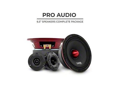 DS18 PRO 6.50-Inch Complete Speaker Package (Universal; Some Adaptation May Be Required)