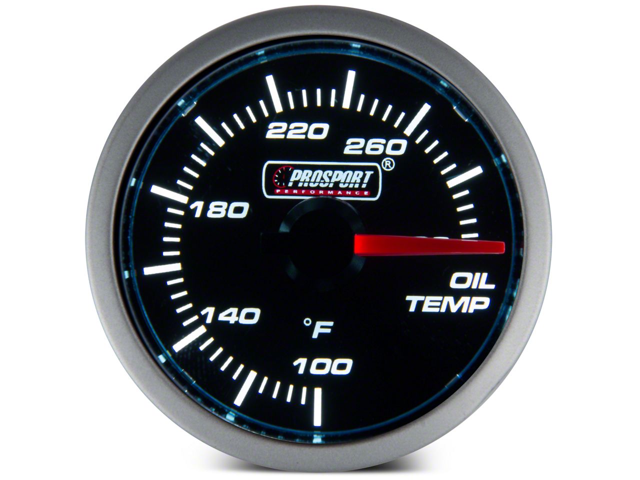 Prosport Gauges 216bfwbotsm.f 52 Millimeter Oil Temperature Gauge Electrical, Blue