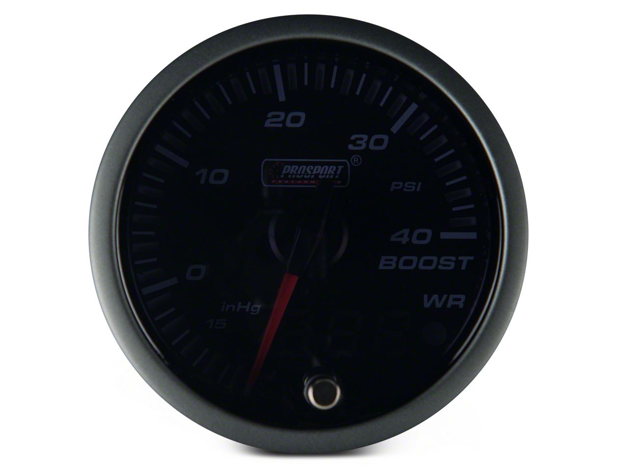 Prosport F-150 60mm JDM Series Boost Gauge; Electrical; 40 PSI; Amber/White  238JDMBOR.PSI (Universal; Some Adaptation May Be Required) - Free Shipping