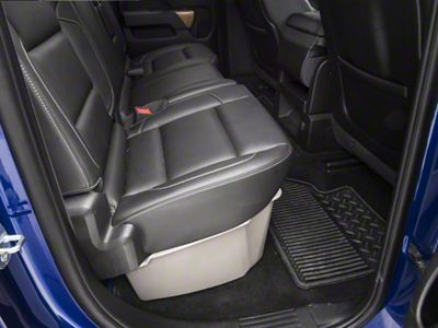 Underseat Storage; Tan (14-18 Silverado 1500 Double Cab, Crew Cab)