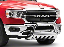 Barricade 3-Inch Bull Bar; Stainless Steel (19-24 RAM 1500, Excluding Rebel & TRX)