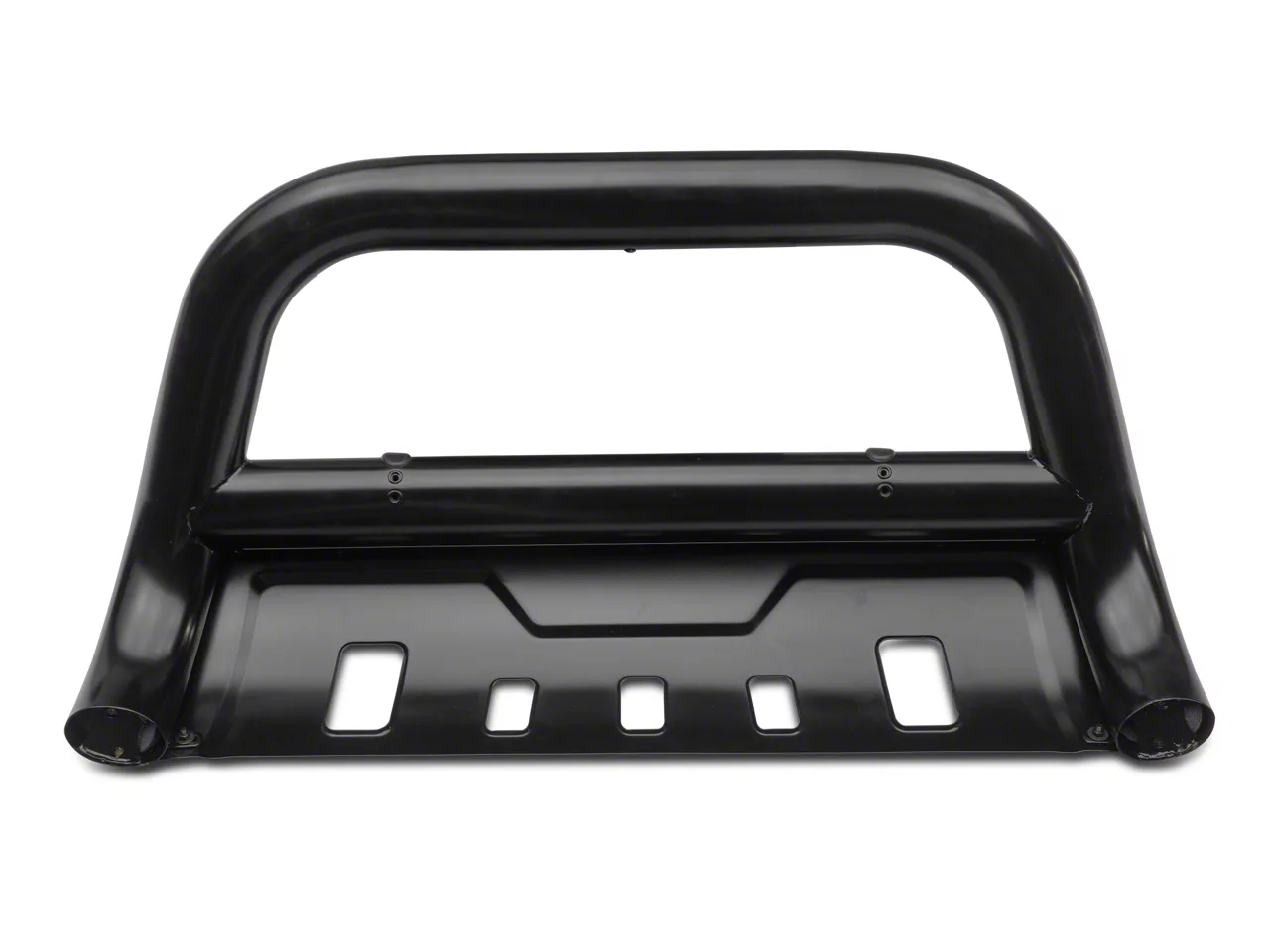 Barricade RAM 1500 3.50-Inch Oval Bull Bar with Skid Plate; Black ...