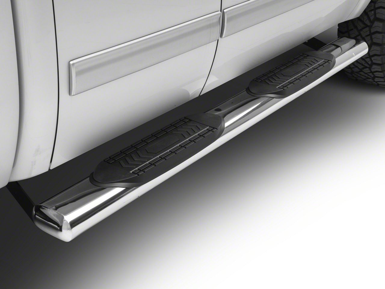 Barricade Silverado 1500 6-Inch Oval Straight End Running Boards ...