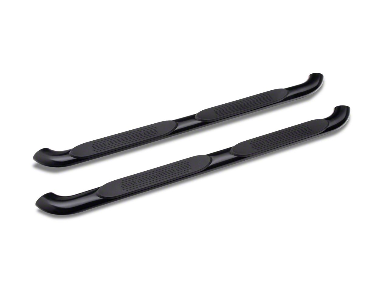 Barricade Colorado 4-Inch Oval Bent End Side Step Bars; Black CY1015 ...