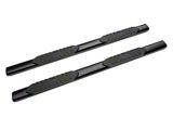 Barricade 6-Inch Oval Straight End Side Step Bars; Black (15-20 Colorado/Canyon Extended Cab)