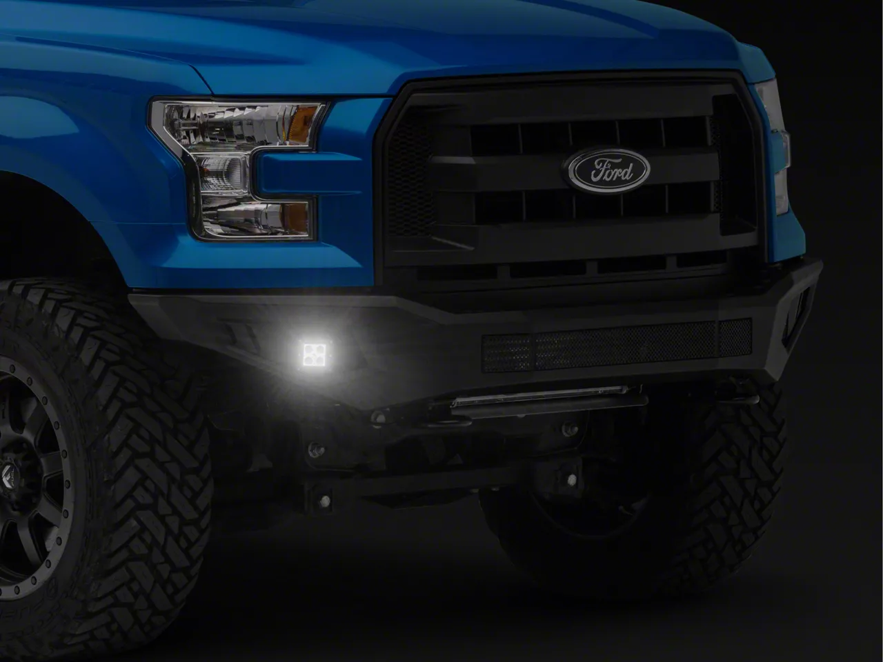 Barricade F-150 HD Off-Road Front Bumper with LED Fog Lights T542569 ...