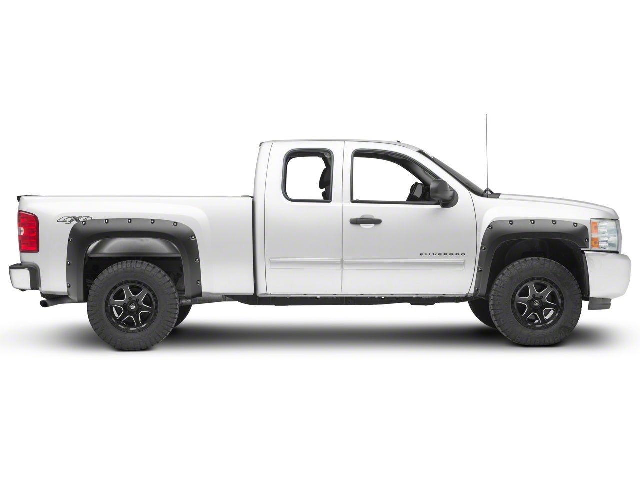 RedRock Pocket Style Fender Flares (07-13 Silverado 1500