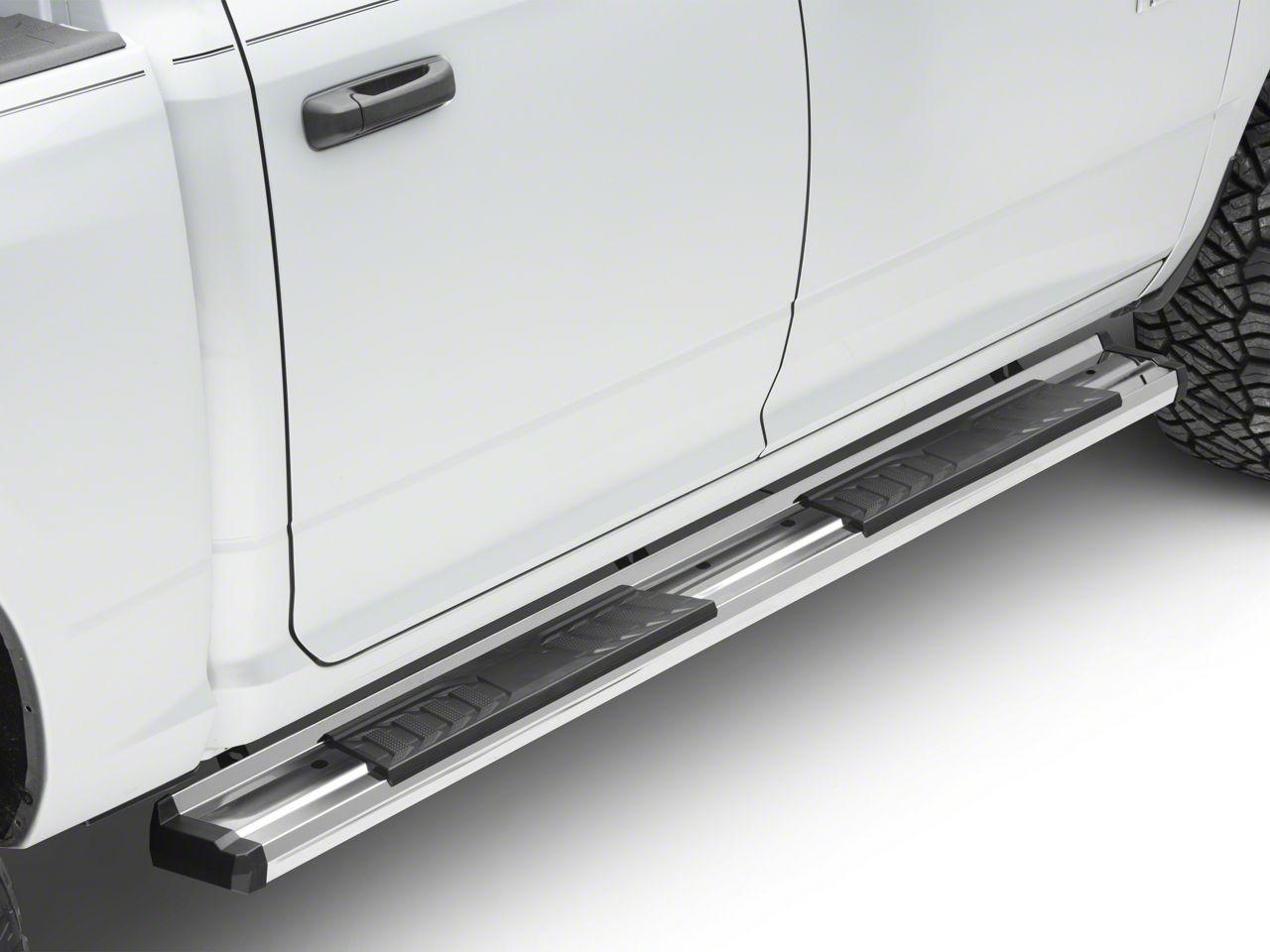 Barricade RAM 1500 S6 Running Boards; Stainless Steel R107333 (09-18 ...