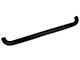 RedRock 4 Inch Oval Bent End Side Step Bars; Black (19-22 Sierra 1500 Crew Cab)