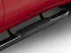 Barricade 5-Inch Oval Bent End Side Step Bars; Black (19-25 Sierra 1500 Crew Cab)