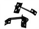 Barricade 4-Inch Oval Straight End Side Step Bars; Black (11-16 F-250 Super Duty SuperCrew)