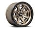 DV8 Offroad 886 Simulated Beadlock Matte Bronze 6-Lug Wheel; 17x9; -12mm Offset (07-13 Silverado 1500)