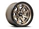 DV8 Offroad 886 Simulated Beadlock Matte Bronze 6-Lug Wheel; 17x9; -12mm Offset (99-06 Sierra 1500)