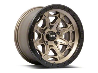 DV8 Offroad 886 Simulated Beadlock Matte Bronze 6-Lug Wheel; 17x9; -12mm Offset (23-24 Canyon)