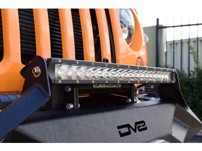 DV8 Offroad 50-Inch Single Row LED Light Bar with Chrome Face (Universal; Some Adaptation May Be Required)