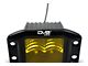 DV8 Offroad 3-Inch Elite Series LED Amber Flush Mount Pod Light; Flood Beam (Universal; Some Adaptation May Be Required)