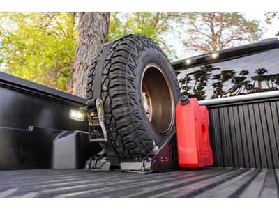 DV8 Offroad Truck Bed Universal Tire Carrier and Accessory Mount (Universal; Some Adaptation May Be Required)