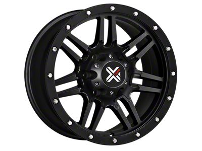 DX4 Wheels 7S Flat Black 8-Lug Wheel; 20x10; -18mm Offset (03-09 RAM 2500)