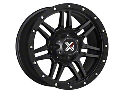 DX4 Wheels 7S Flat Black 8-Lug Wheel; 20x9; 18mm Offset (03-09 RAM 2500)