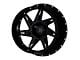 DX4 Wheels SKULL Flat Black 8-Lug Wheel; 22x11.5; -40mm Offset (03-09 RAM 2500)