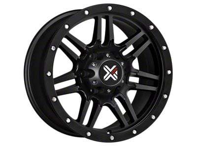 DX4 Wheels 7S Flat Black 8-Lug Wheel; 20x10; -18mm Offset (03-09 RAM 3500 SRW)