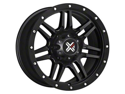 DX4 Wheels 7S Flat Black 8-Lug Wheel; 20x9; 18mm Offset (03-09 RAM 3500 SRW)