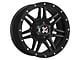 DX4 Wheels 7S Flat Black 8-Lug Wheel; 20x9; 18mm Offset (03-09 RAM 3500 SRW)