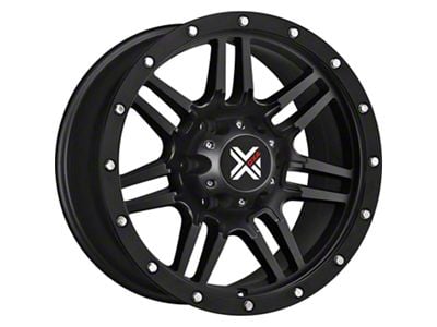 DX4 Wheels 7S Flat Black 6-Lug Wheel; 18x9; 25mm Offset (04-08 F-150)