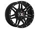 DX4 Wheels 7S Flat Black 6-Lug Wheel; 18x9; 25mm Offset (04-08 F-150)