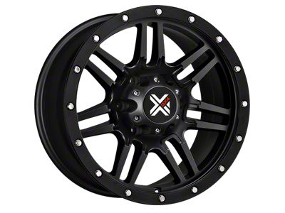 DX4 Wheels 7S Flat Black 6-Lug Wheel; 20x10; -18mm Offset (04-08 F-150)