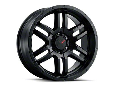 DX4 Wheels DYNO Flat Black 6-Lug Wheel; 20x9; 10mm Offset (04-08 F-150)