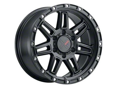 DX4 Wheels REBEL Flat Black 6-Lug Wheel; 17x8.5; 10mm Offset (04-08 F-150)