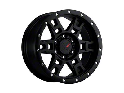 DX4 Wheels TERRAIN Flat Black 6-Lug Wheel; 17x8.5; 10mm Offset (04-08 F-150)